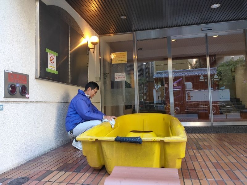 ボートエースの手入れ