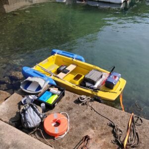 操船練習とアオリイカ釣り